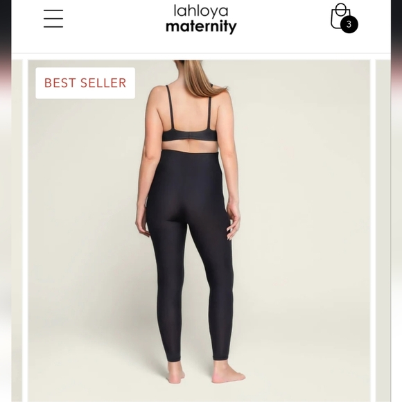 Lahloya XL Classic Black Women's Pants - Picture 3 of 6